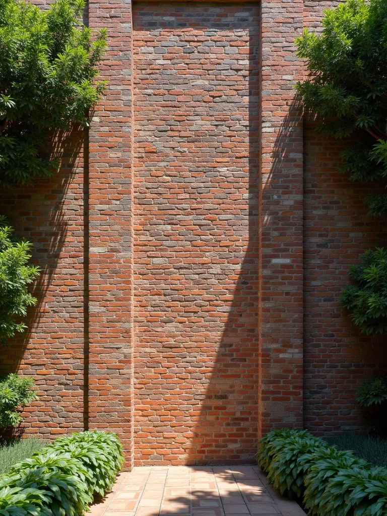 vertical brick wall enhancement