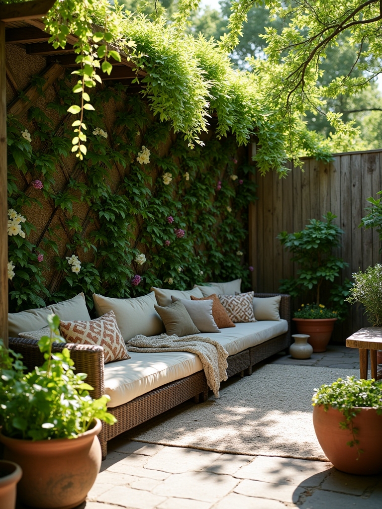 vertical garden patio ideas