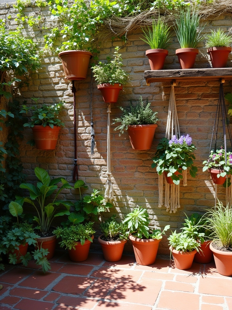 vertical garden plant display
