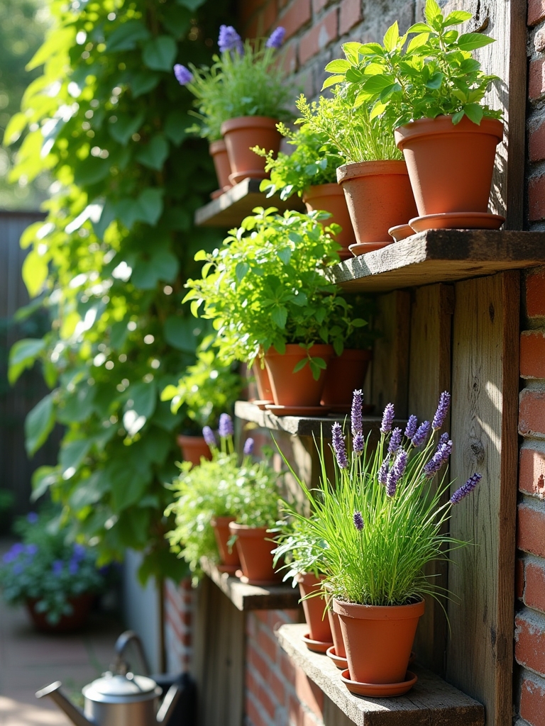 vertical herb gardening solution