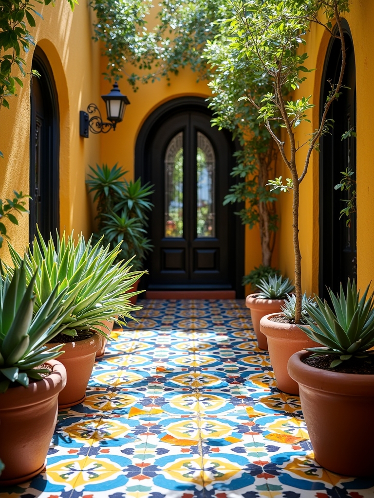 vibrant encaustic tile patterns