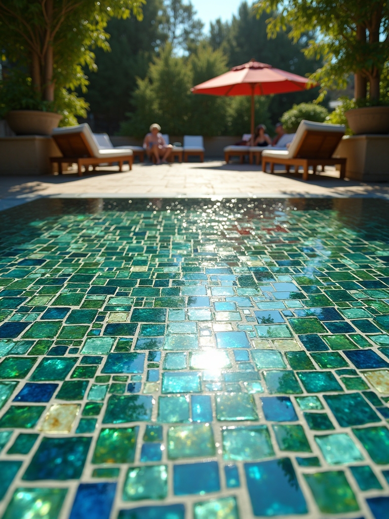 vibrant glass mosaic designs