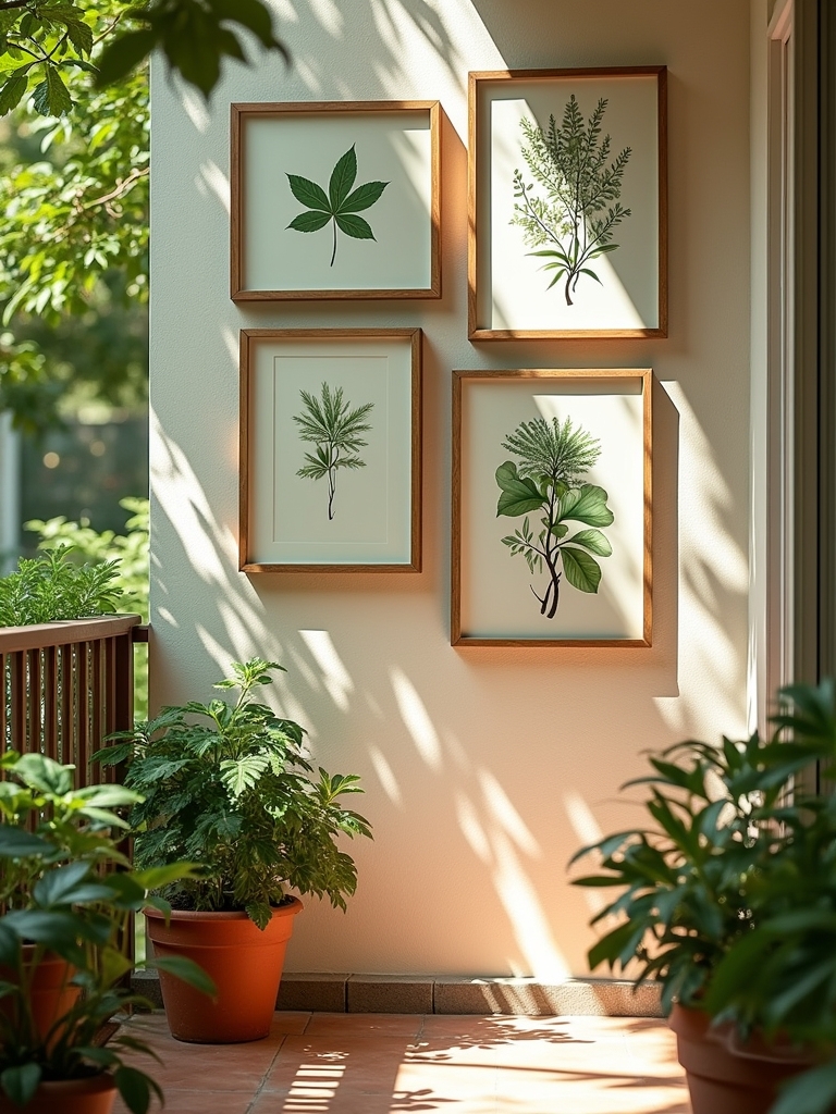 vibrant nature inspired wall decor