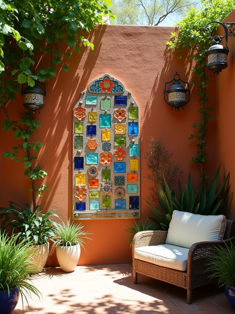 vibrant outdoor art displays