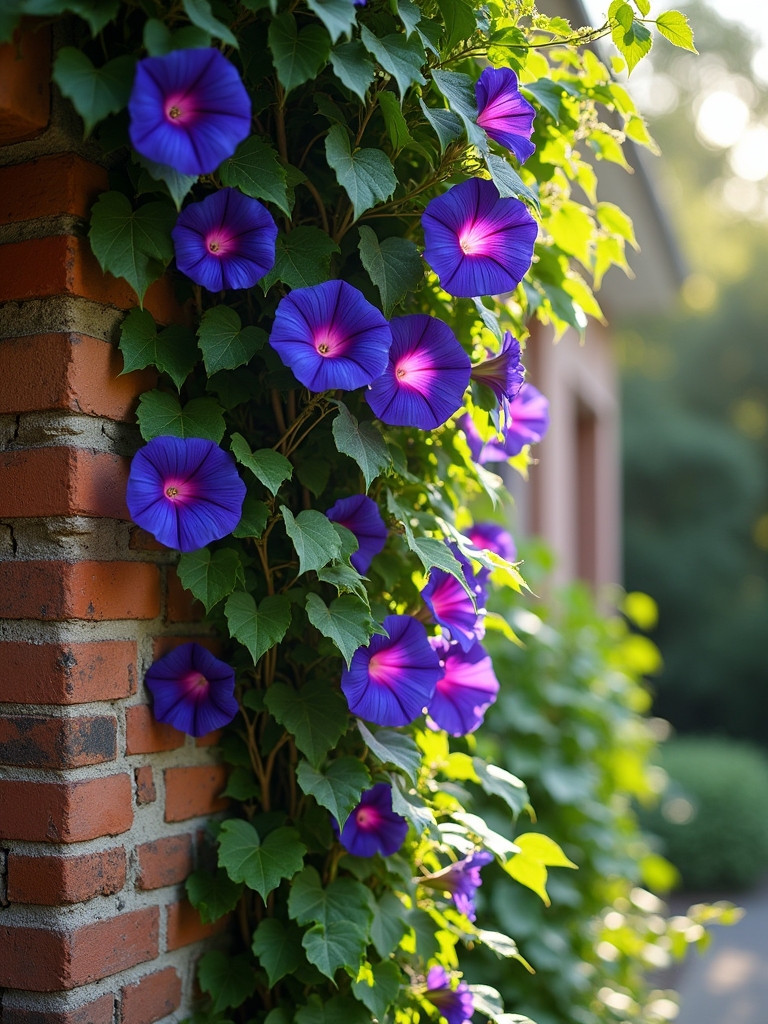 vibrant patio vine blooms