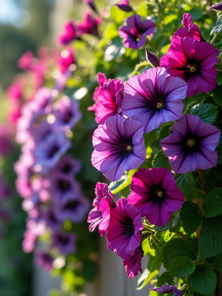 vibrant petunias for patios