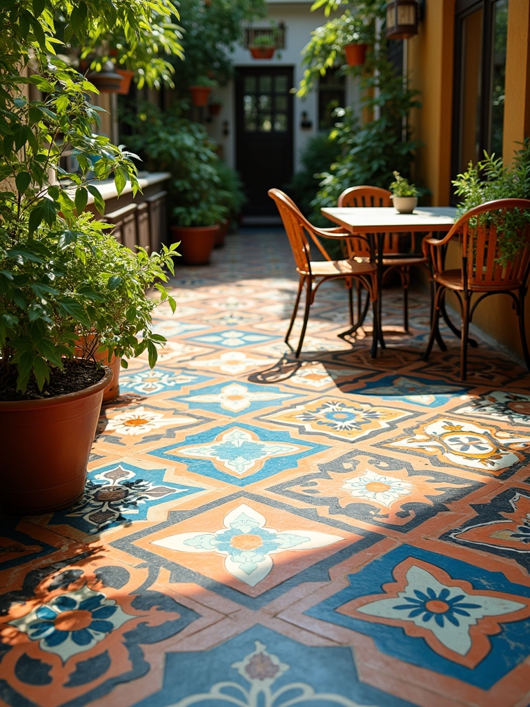 vintage tiles for patios