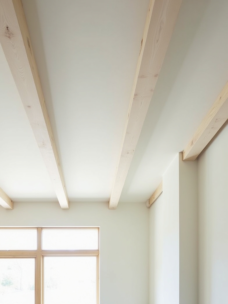 airy whitewashed wood ceilings