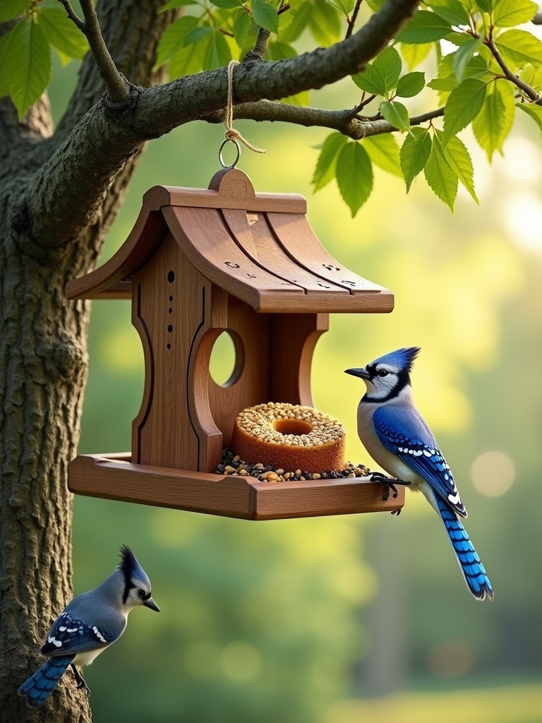 attract birds with suet