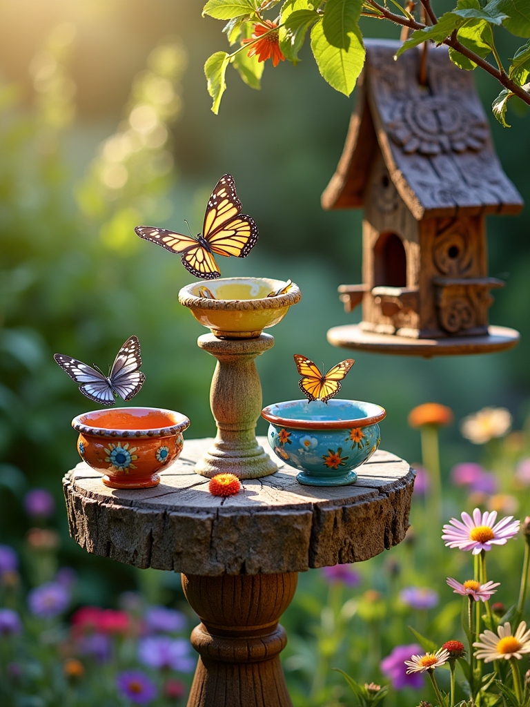 attract butterflies and birds