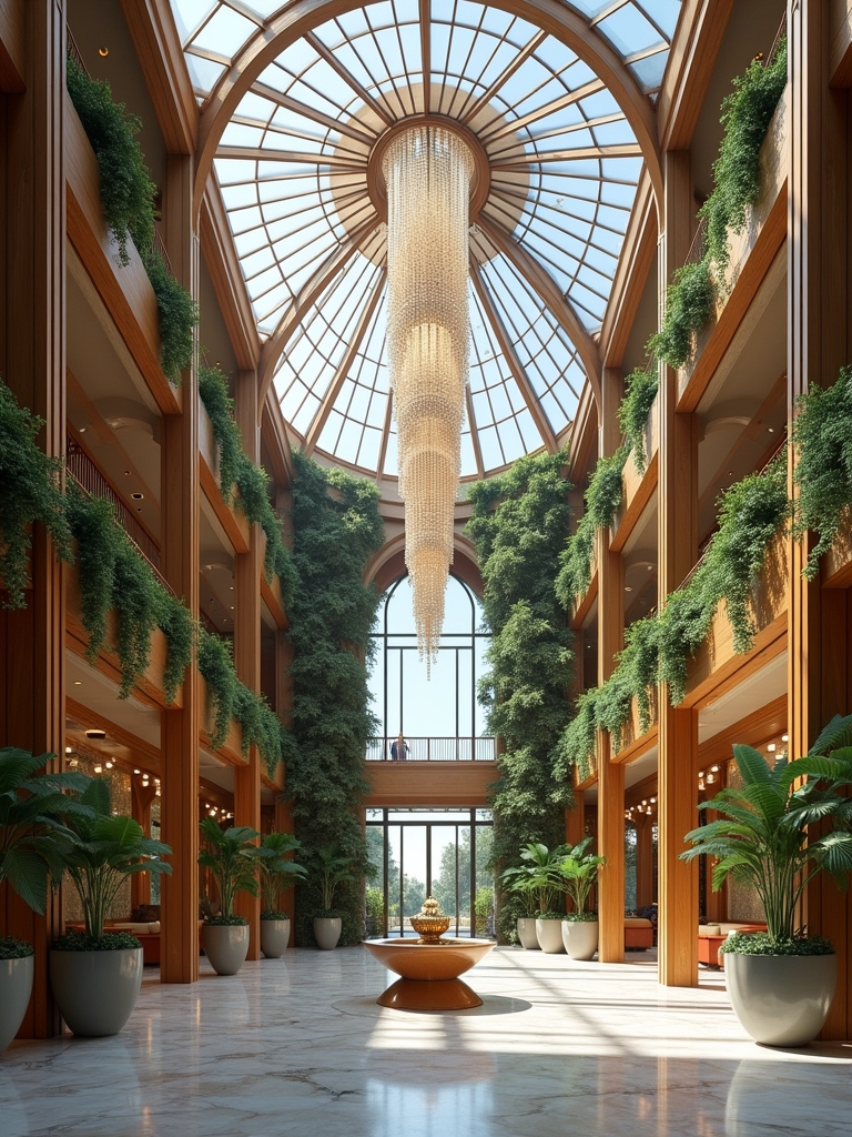 awe inspiring airy atrium design