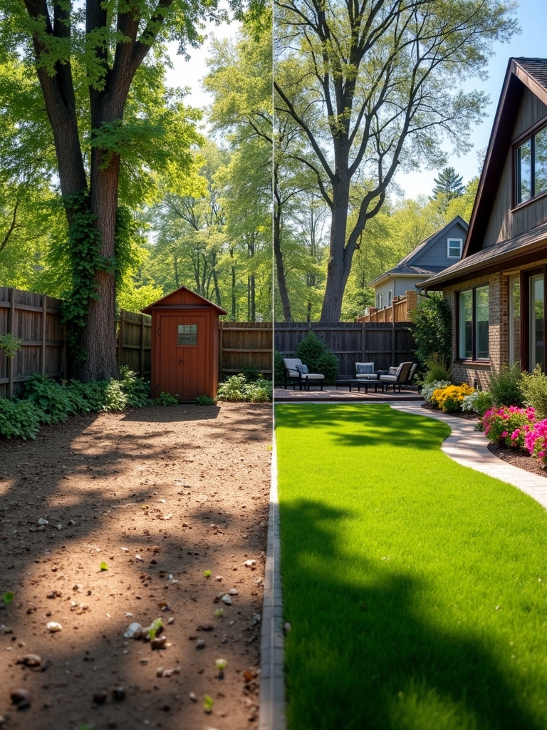 backyard transformation celebration activities
