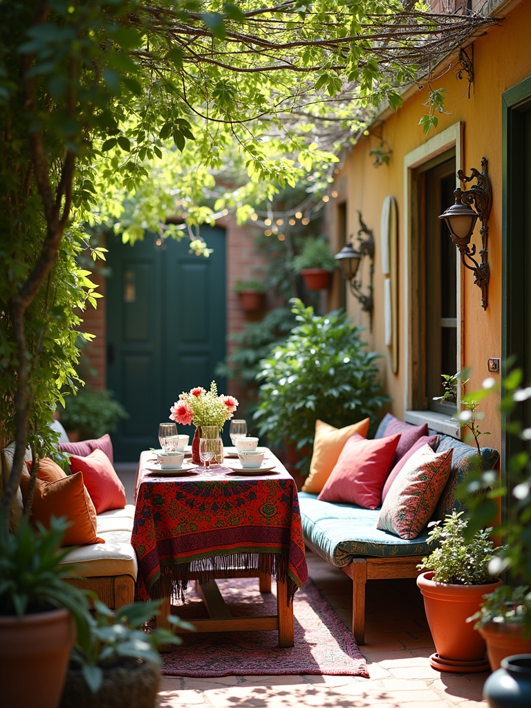 bohemian patio decor tips