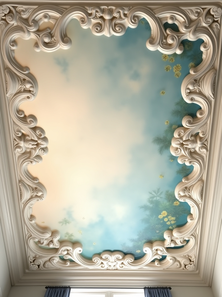 bold artistic ceiling transformations