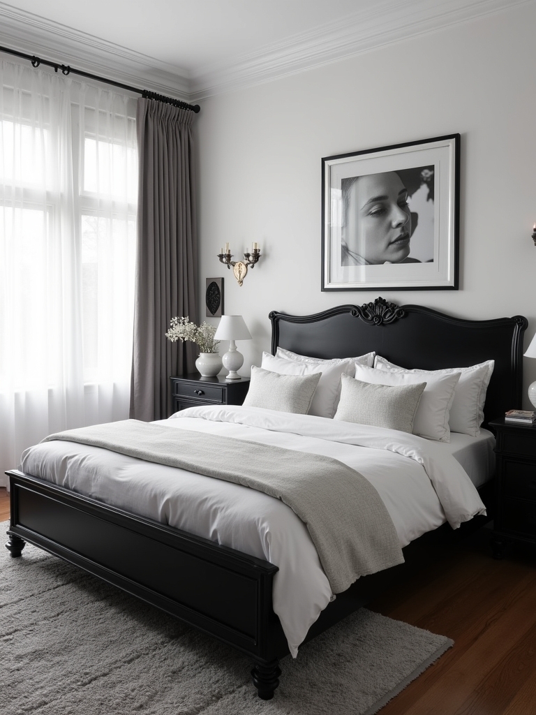 bold black bed frames