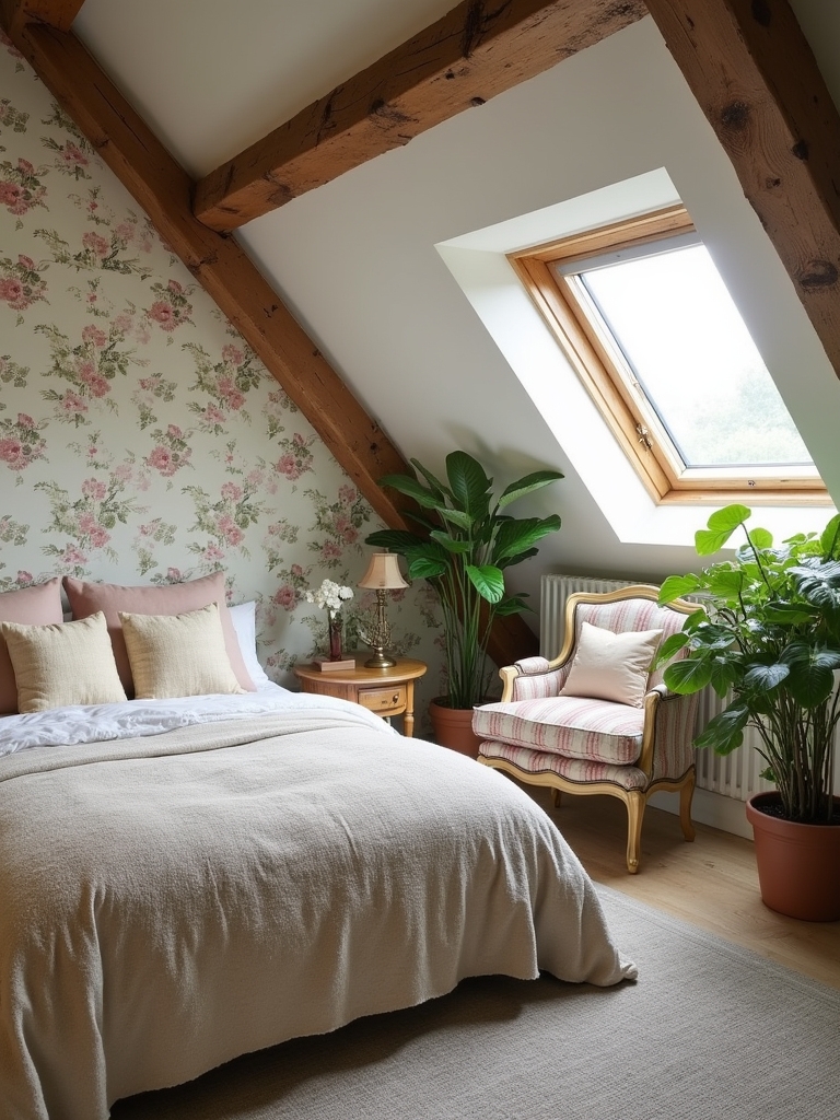 bold wallpaper feature wall