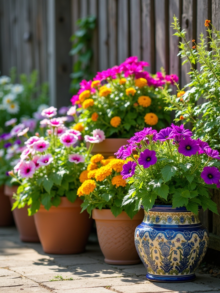 brighten small outdoor spaces