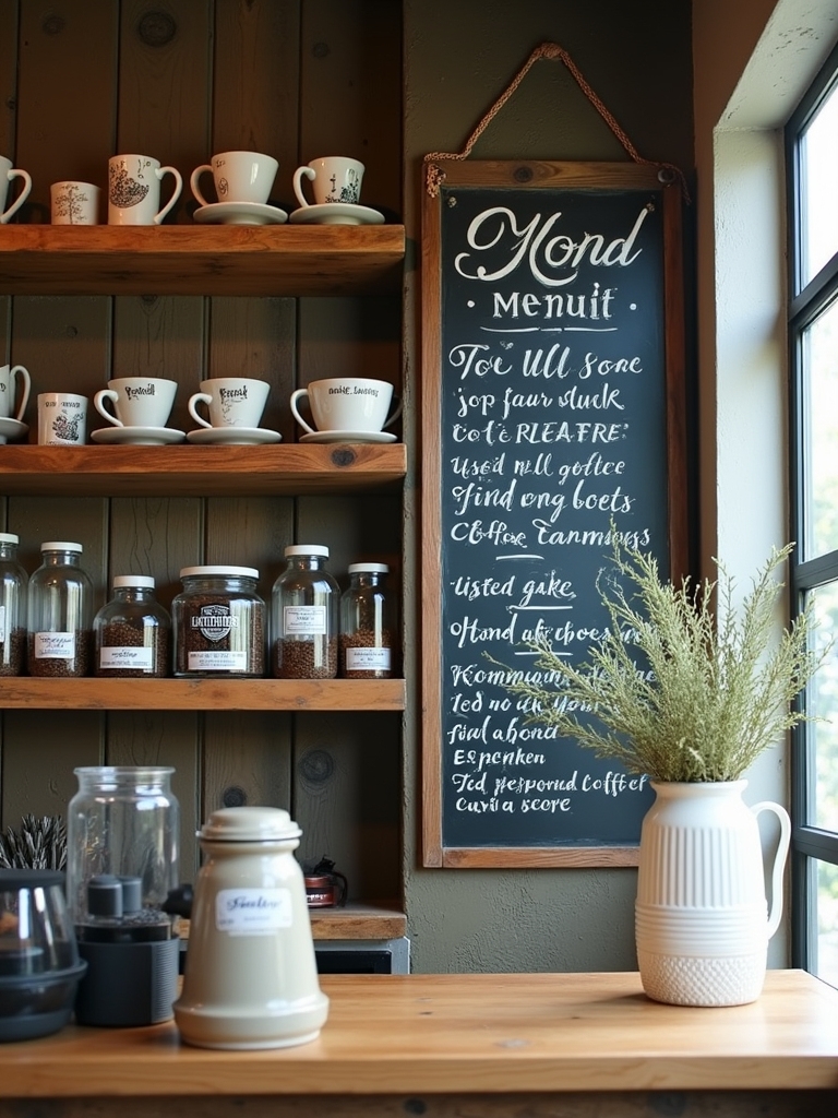 chalkboard art for menus