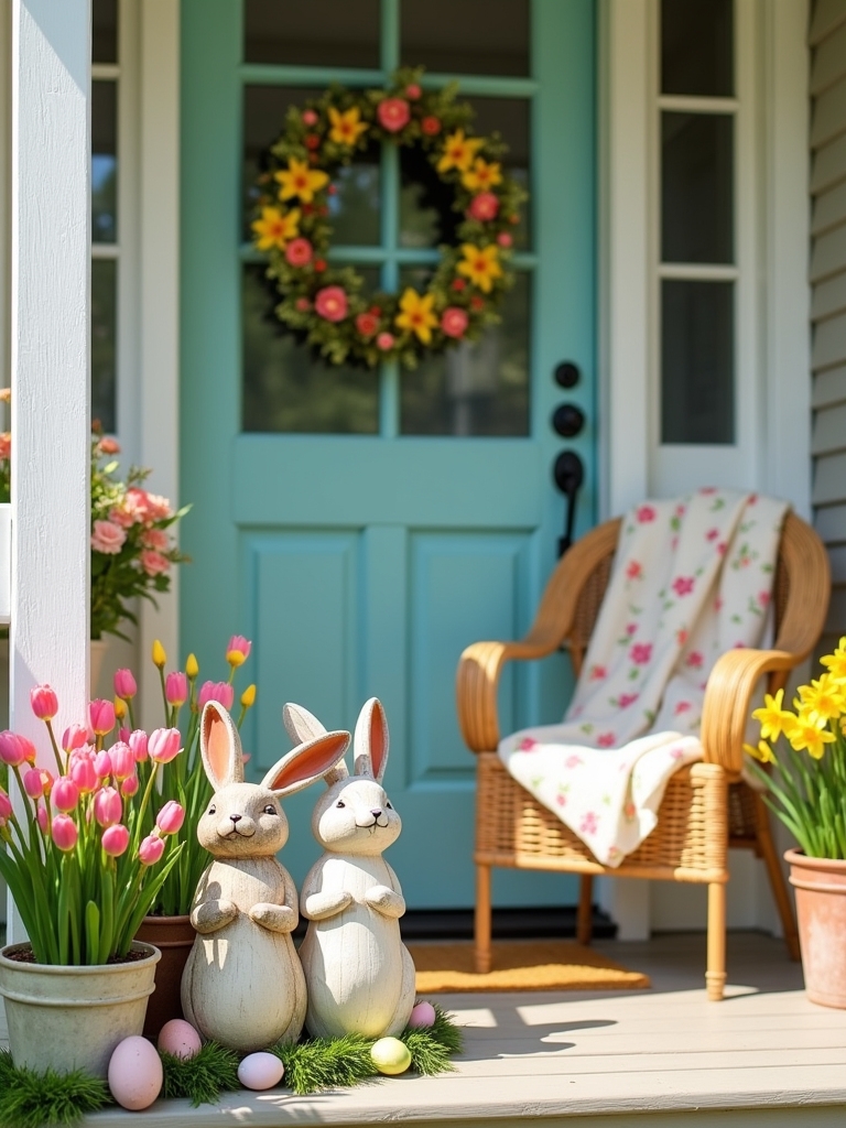 charming bunny garden decorations