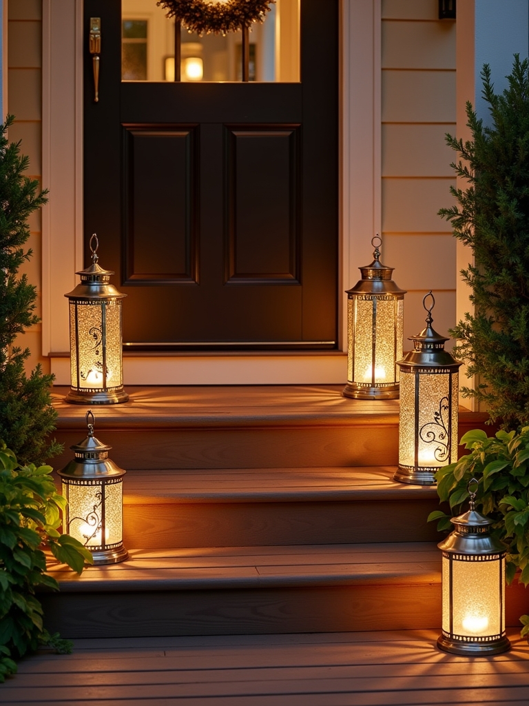 charming decorative lantern arrangements