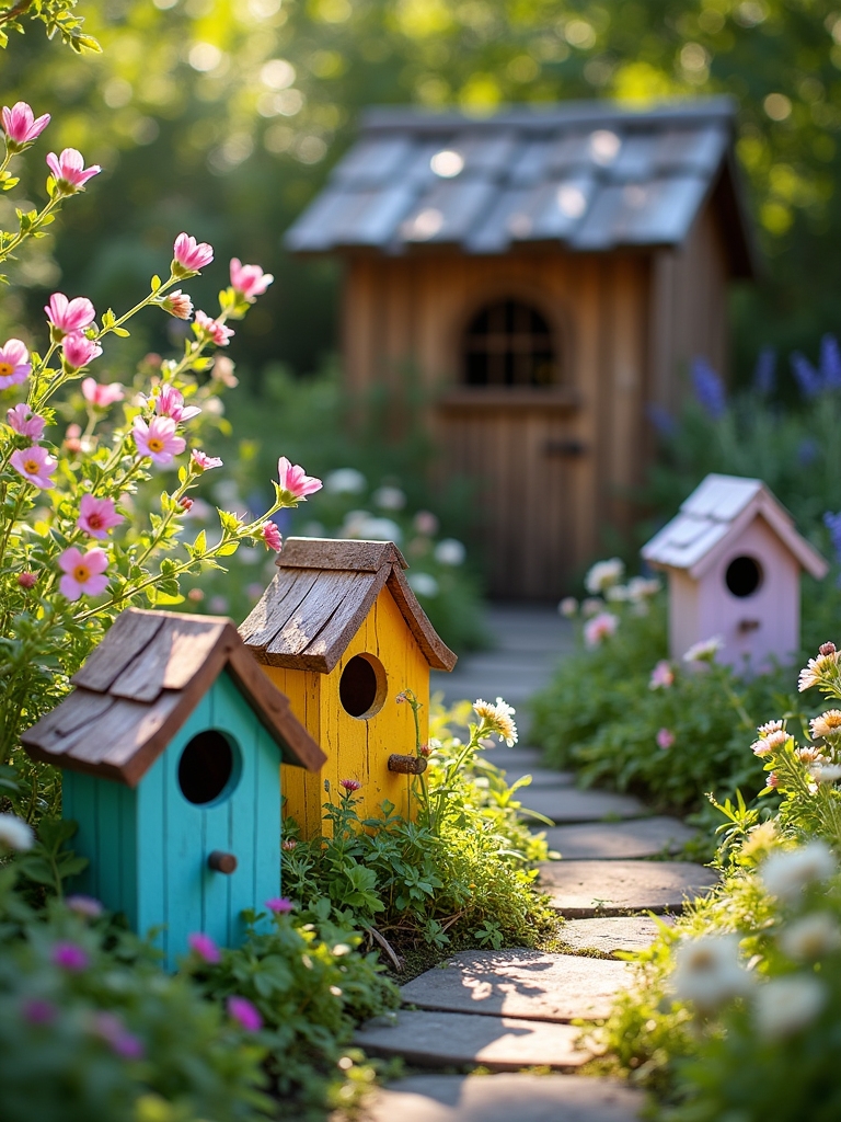 charming garden shed birdhouse