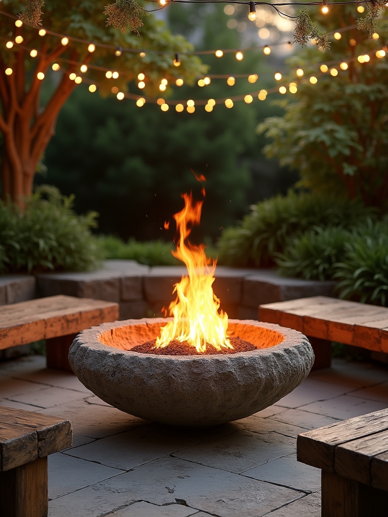 charming rustic outdoor centerpiece