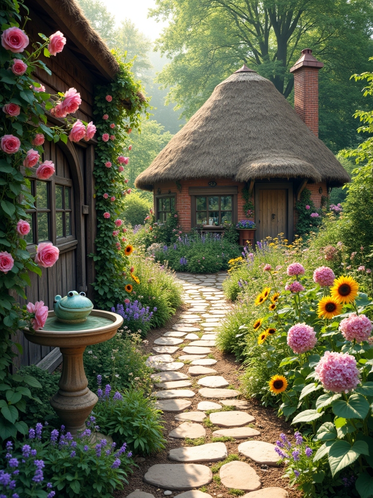 charming vibrant floral retreat