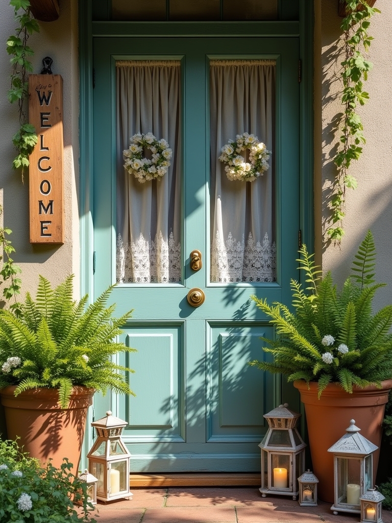 charming vintage door decor