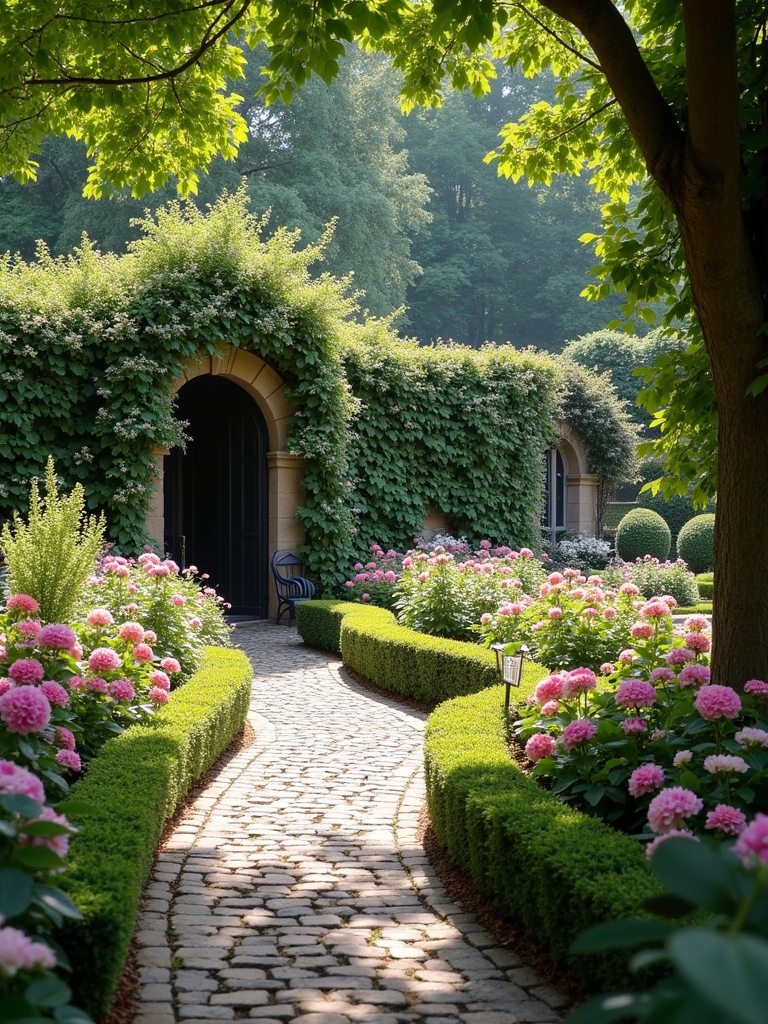 charming vintage english garden