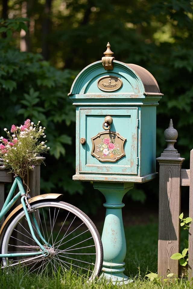 charming vintage inspired mailboxes