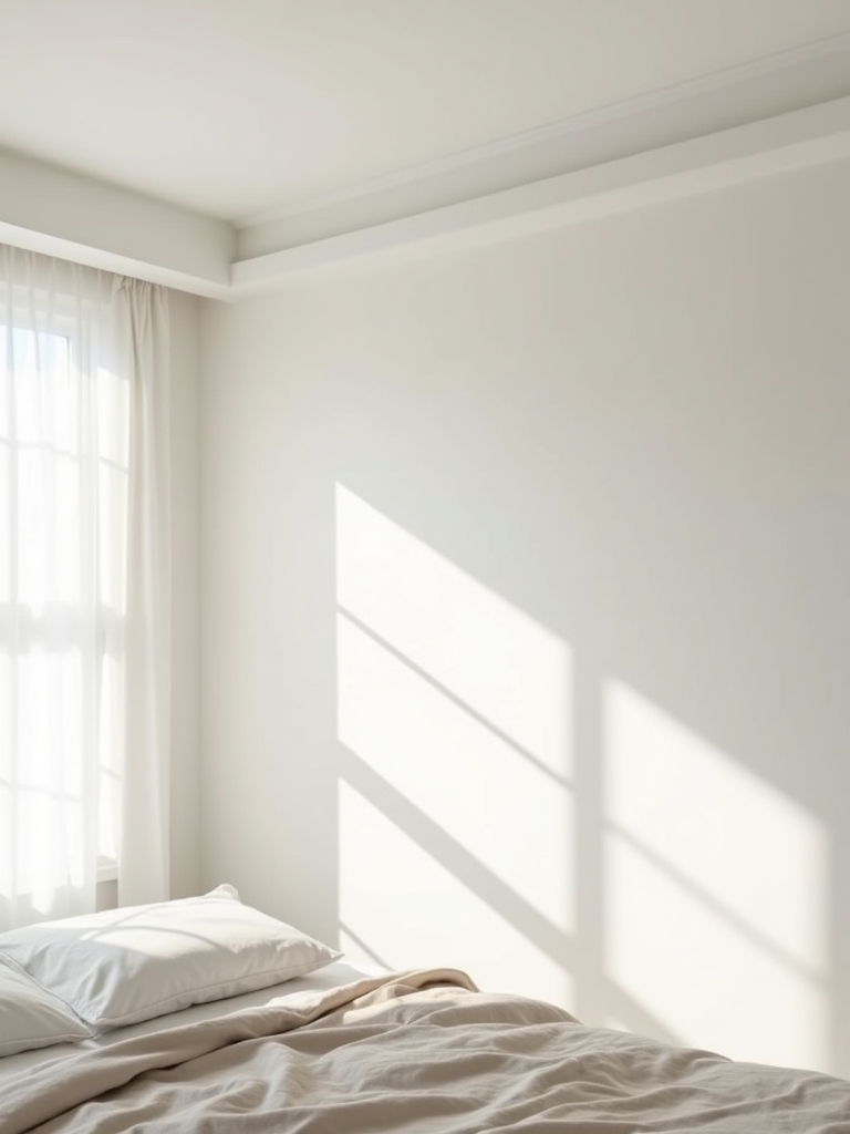 clean minimalist bedroom ceilings