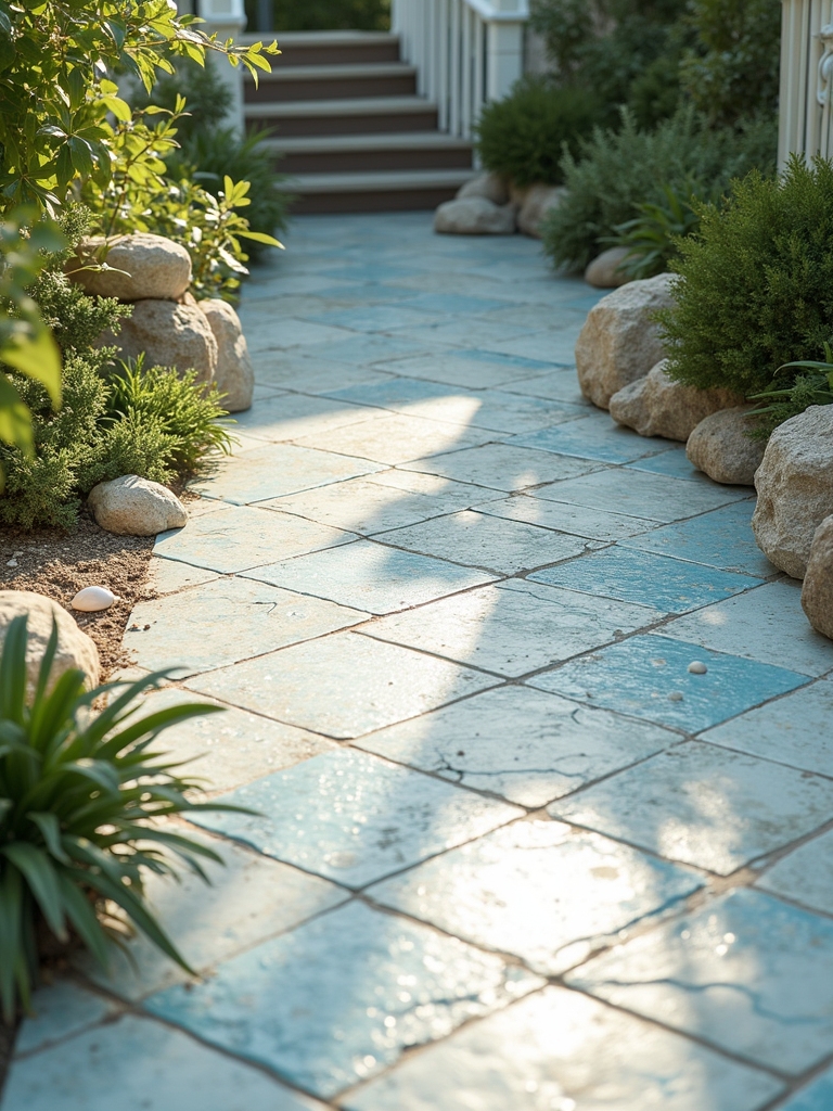coastal ceramic tile decor