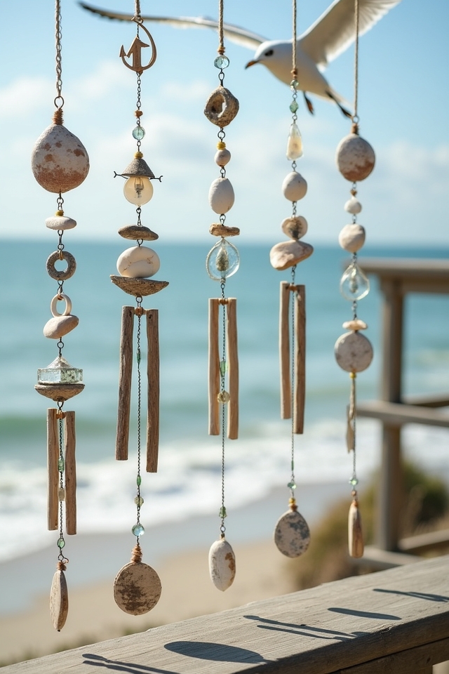 coastal themed soothing wind chimes