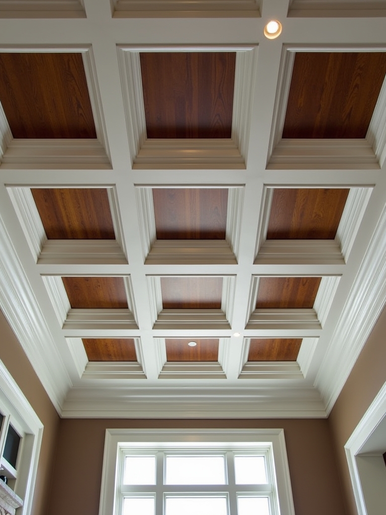 coffered ceilings enhance elegance