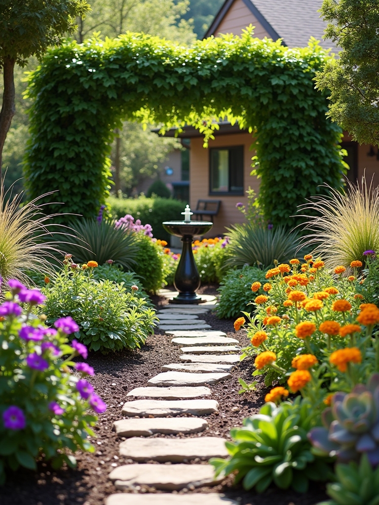 cohesive themed landscape design