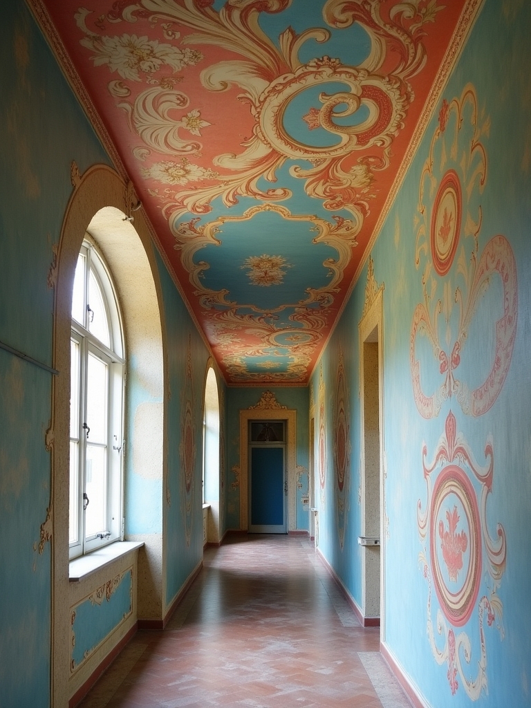 colorful ceilings enhance spaces