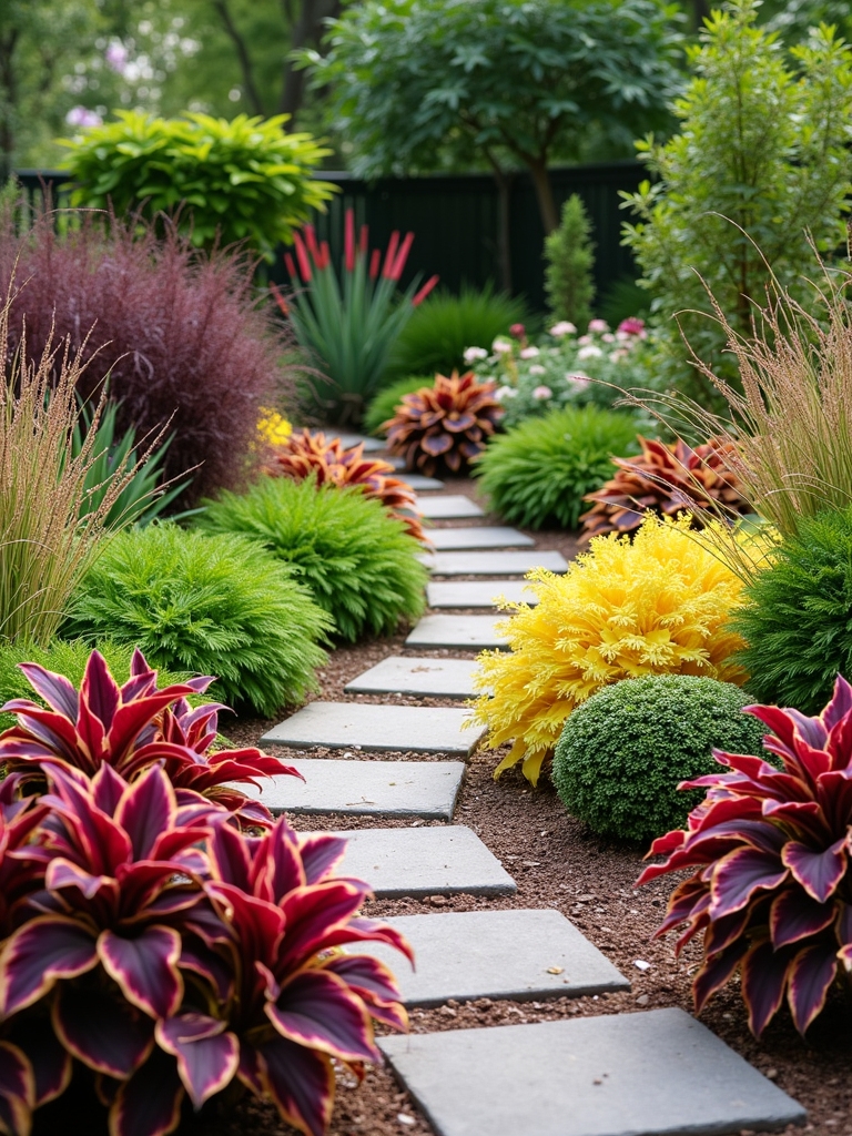 colorful foliage for gardens