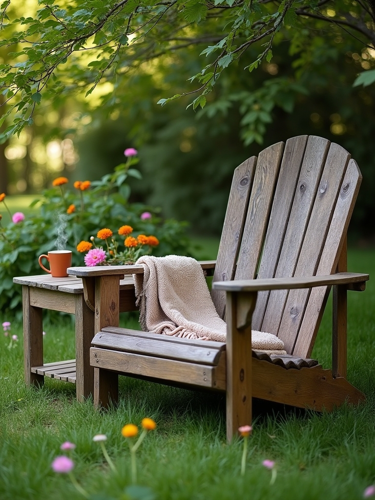 comfortable outdoor seating option