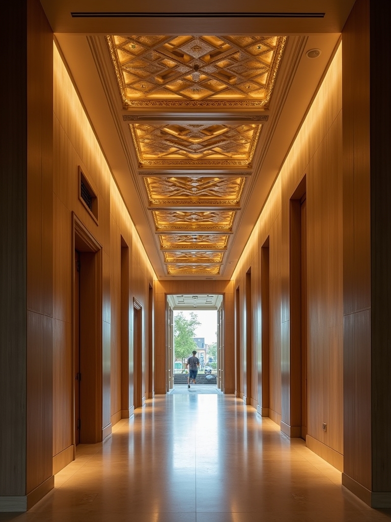cozy ambiance with recessed lighting