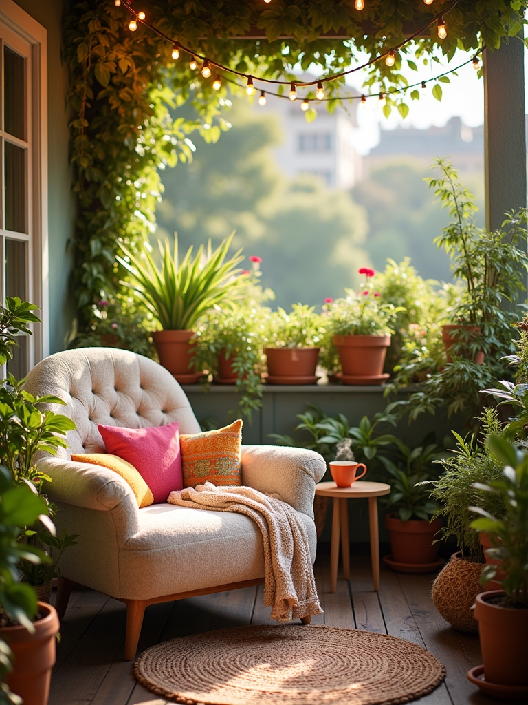 cozy balcony seating ideas