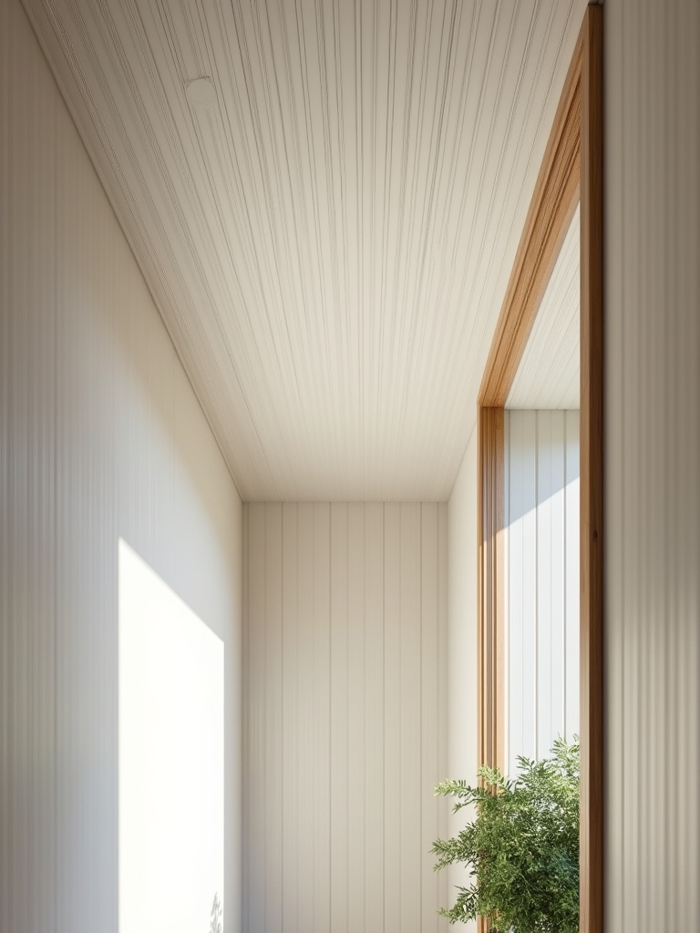 cozy beadboard ceiling charm
