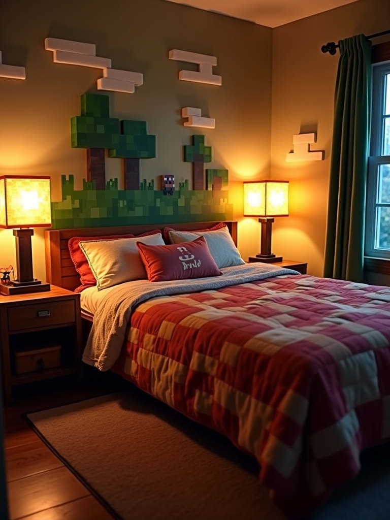 cozy bedside torch ambiance