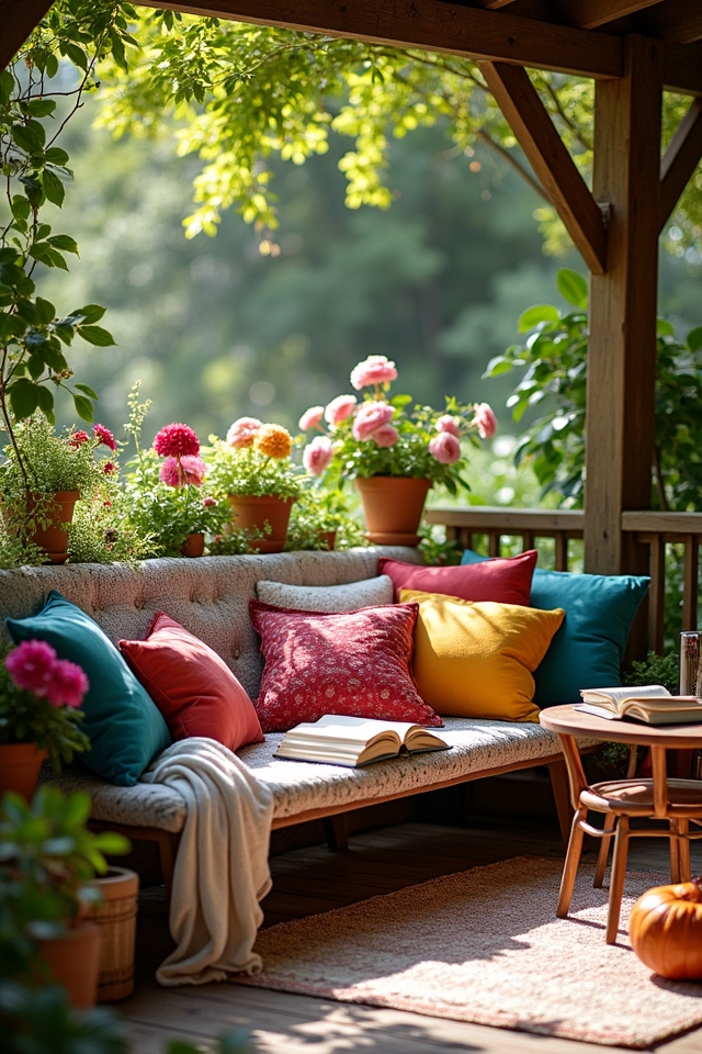 cozy colorful cushion haven