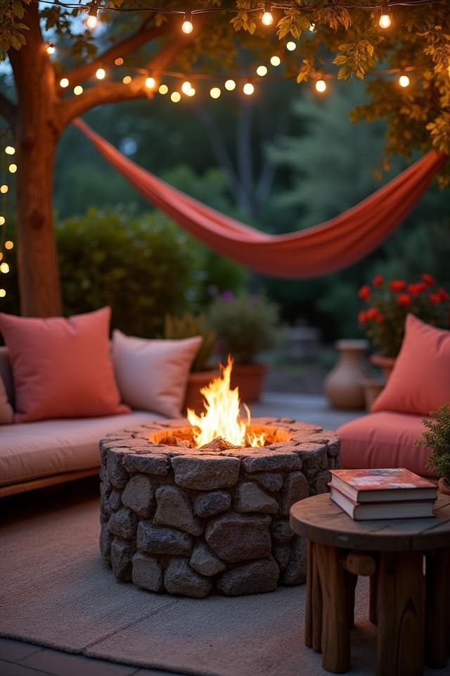 cozy evening reading ambiance