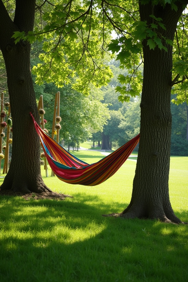cozy hammock retreat design