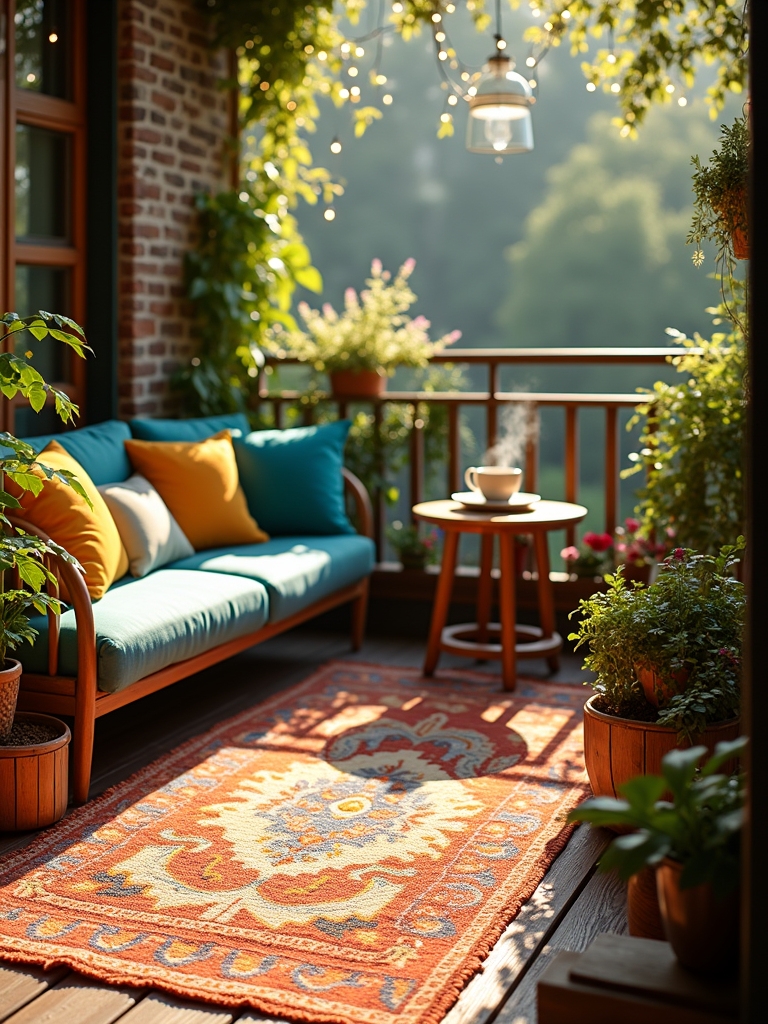 cozy outdoor rug selection