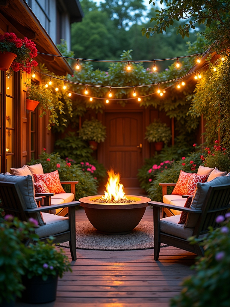 cozy patio fire pit gatherings