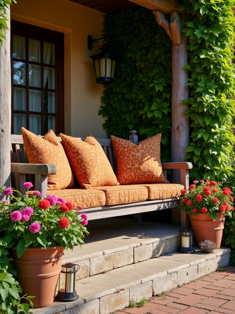 cozy seating for entrance
