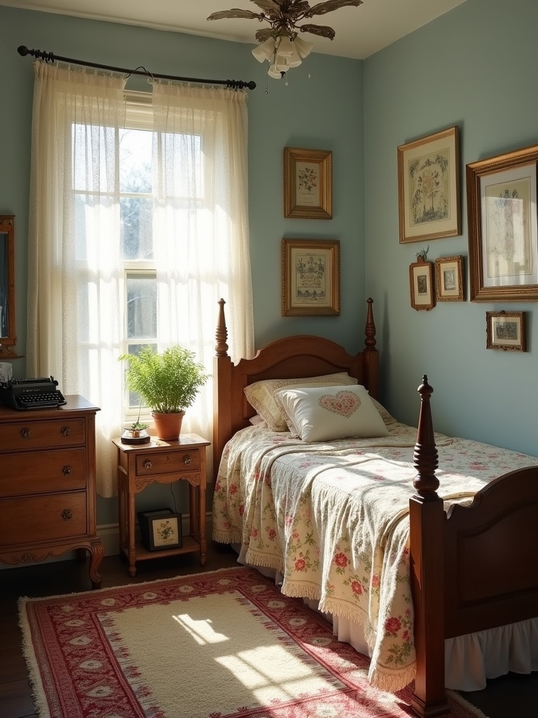 cozy vintage bedroom decor