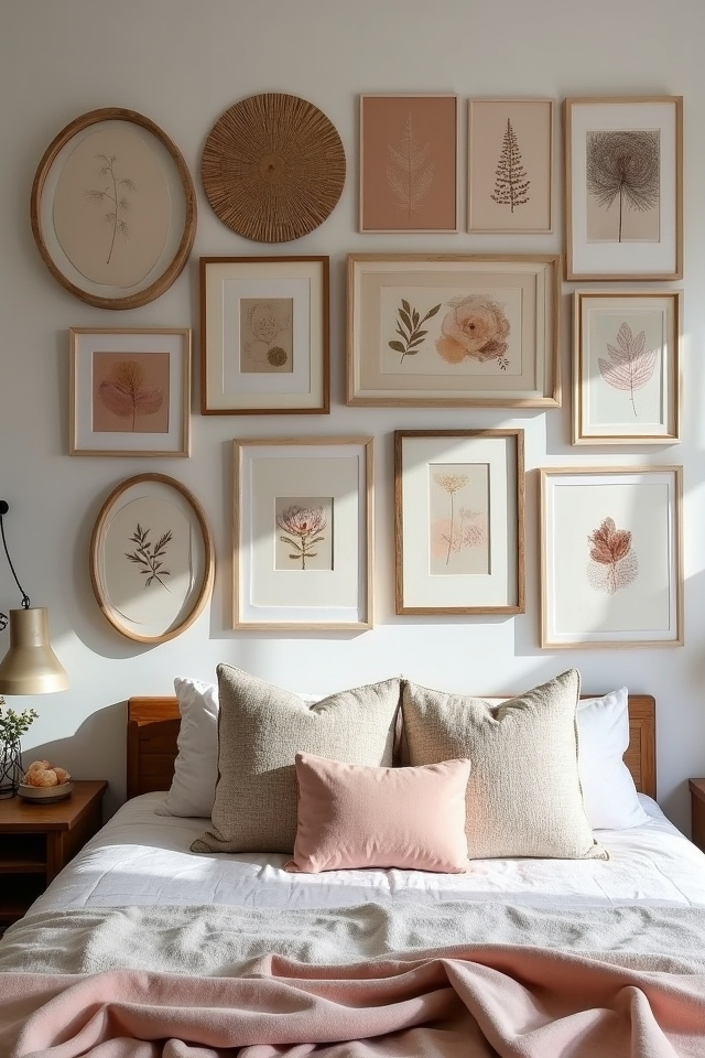 curate arrange hang art